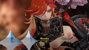 A beautiful redhead gets fucked while reading a book