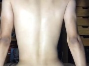 Femboy riding his dildo (Watch the cumshot at my Onlyfans)