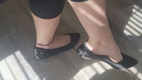 Ballet Flats Dangling in Sunlight