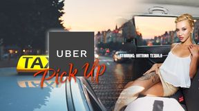 Uber picks up a girl and she has her twat boned