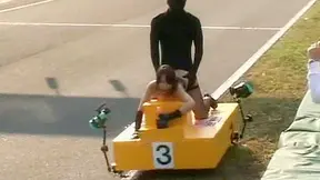 F1 Beauty’s Steamy Ride – Passion Unleashed After Winning Finish