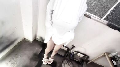 Big titted ghost fucked raw in Halloween cosplay doggy style