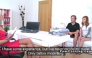 Amateur couple fucking for female agent