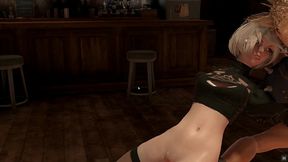 true facial [parody hentai game] ep.1 cloud from final fantasy and 2b from nier automata have anal rough sex and creampie