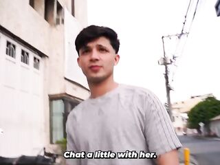 Influencer takes on street challenges to hook up with hawt cuties in Cali