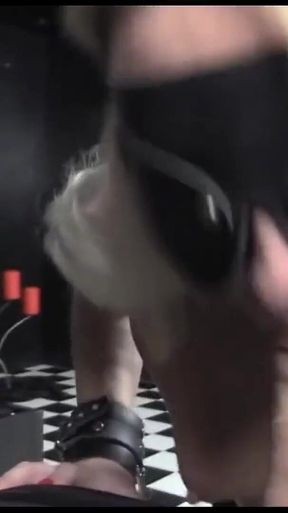 Blowjob 01 - Blonde Ariane - Blindfolded Blowjob