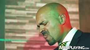 Bearded hunk Dani Robles cock riding Alexandro Cabreras fat cock