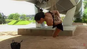 Perky Carolina Dragged Through Crowded Park & Fisted in Dirty Club