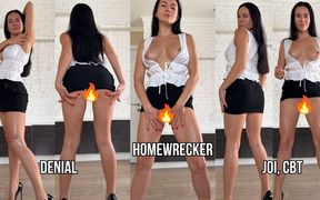 Bratty Homewrecker JOI, Denial, CBT
