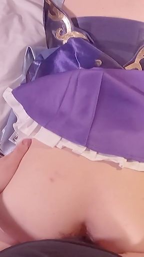 Doggystyle Japanese Hentai Cosplay Ladyboy Get Fucked after Otaku Festival, Genshin Impact Keqing 3   Clip 1
