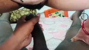 Sexy Indian housewife gets her tight vagina pounded at home.