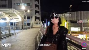 Bring a strange whore on the street home and have sex blindfolded