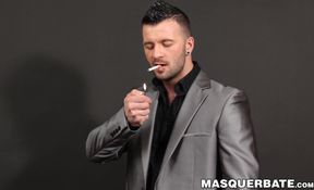 Pascal gives hunk Manuel Deboxer a nasty blowjob after hot photoshoot