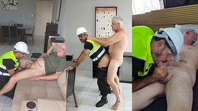 walter guess - o seguranca veio receber o pagamento mensal, recebeu foi muita pica no rabao - dropboyfloripa