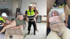 walter guess - o seguranca veio receber o pagamento mensal, recebeu foi muita pica no rabao - dropboyfloripa