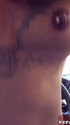 Stunning moment from "Inked German Milf with big tits and blonde hair during an outdoor fuck date"