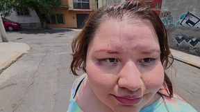 doing cumwalks with lots of thick cum on my face, through the city with lots of people watching me, is what i always want