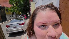 doing cumwalks with lots of thick cum on my face, through the city with lots of people watching me, is what i always want