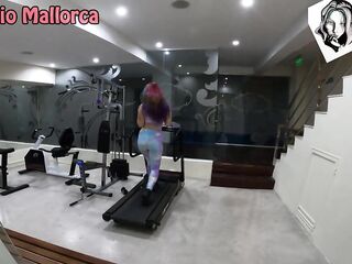 Large White Butt Fitness Freak Argentinian Gets Banged In The Gym - Meriandheavy