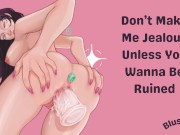 Jealous Dom GF Soaks Your Cock | f4m audio roleplay gf