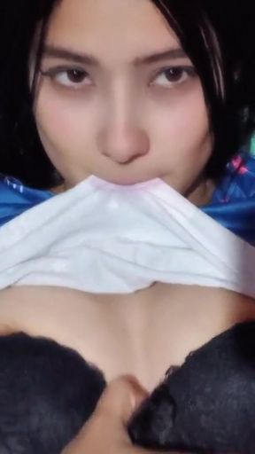 Memorable moment from &quot;MY STEPSISTER TOUCHES HER RICH TITS AND PUSSY&quot;