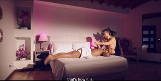 Curvy ebony MILF Carla Morelli gets her pussy licked and drilled in doggy after a steamy massage from hung vet Andy S