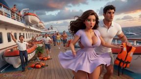 Alone on a Tropical Island with My Stepsister  - Ai generated Porn