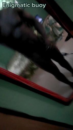 Young Twink Jerks off in Front of the Mirror.