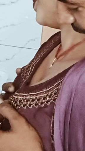 Thrilling moment from "Kitchen sex with padosi bhabi hindi audio sex"