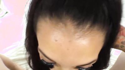Stefania Mafra Giving A Hot Wet Oral Blowjob On A Pecker