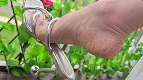 Another Shoe Dangling On Front Patio