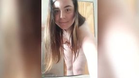 Lil Witch Girl Masturbating with a Broom