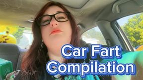 BBW Car Fart Compilation : Real Wet Farts from the Front Seat