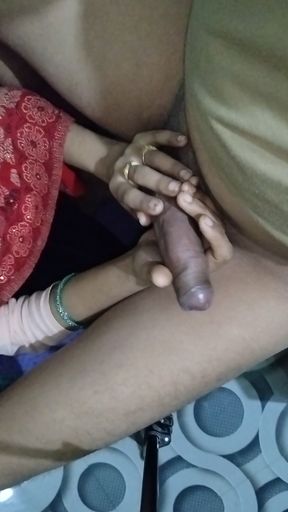 Huge cumshot from wifey hand part 1