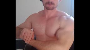 MUSCLE WORSHIP in masturbation