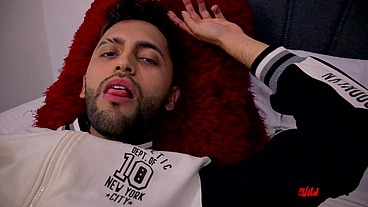 Camilo Jerking Off Inside A Condom, Filling It With Cum, And Then Eating His Cum From It.