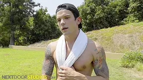 Michael Del Ray And Scott Finn In Twunks Flip Flop Raw After Workout