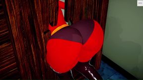 Helen Parr Stuck in Wall