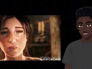 Lara Croft takes the massive penis ever