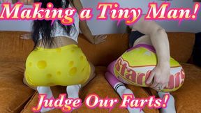 A Little Judge for some BIG Farts! - Giantess Farting - Nina Alder - Tessa Toots