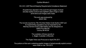 Busty Cynthia shows off her big naturals