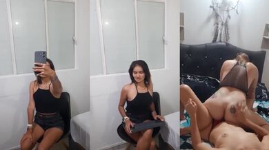 Three hot latinas scissor each other’s sopping pussies raw and messy