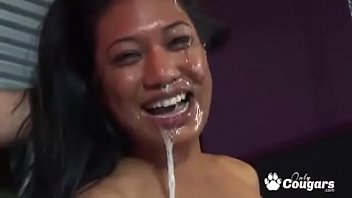 Lyla Lei To Give A Sloppy Blowjob &amp_ Gets A Huge Messy Facial