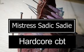 Hardcore CBT with Fishhooks and Needles Part One