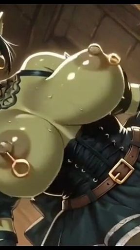 Beautiful Orc Bouncing Boobs, Ai Animation