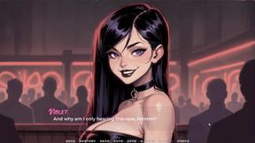 My New Girlfriend  Taboo Hentai Game  Ep.40 Goth Girl Blowbang in the Toilet!