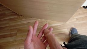 Hot Masturbation Close-up with Monster Cock!