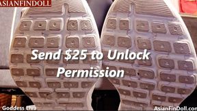 Sneaker Foot Worship Addiction - Goddess Elva Dirty Sneaker Sniffing JOI Findom