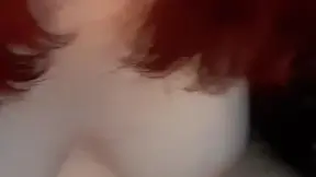 Hairy and horny goth GF shows off her big natural boobs