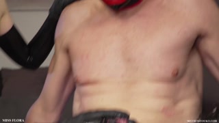 Urethral Sounding from Two Latex Mistresses - Double Domination with Mistress Youko